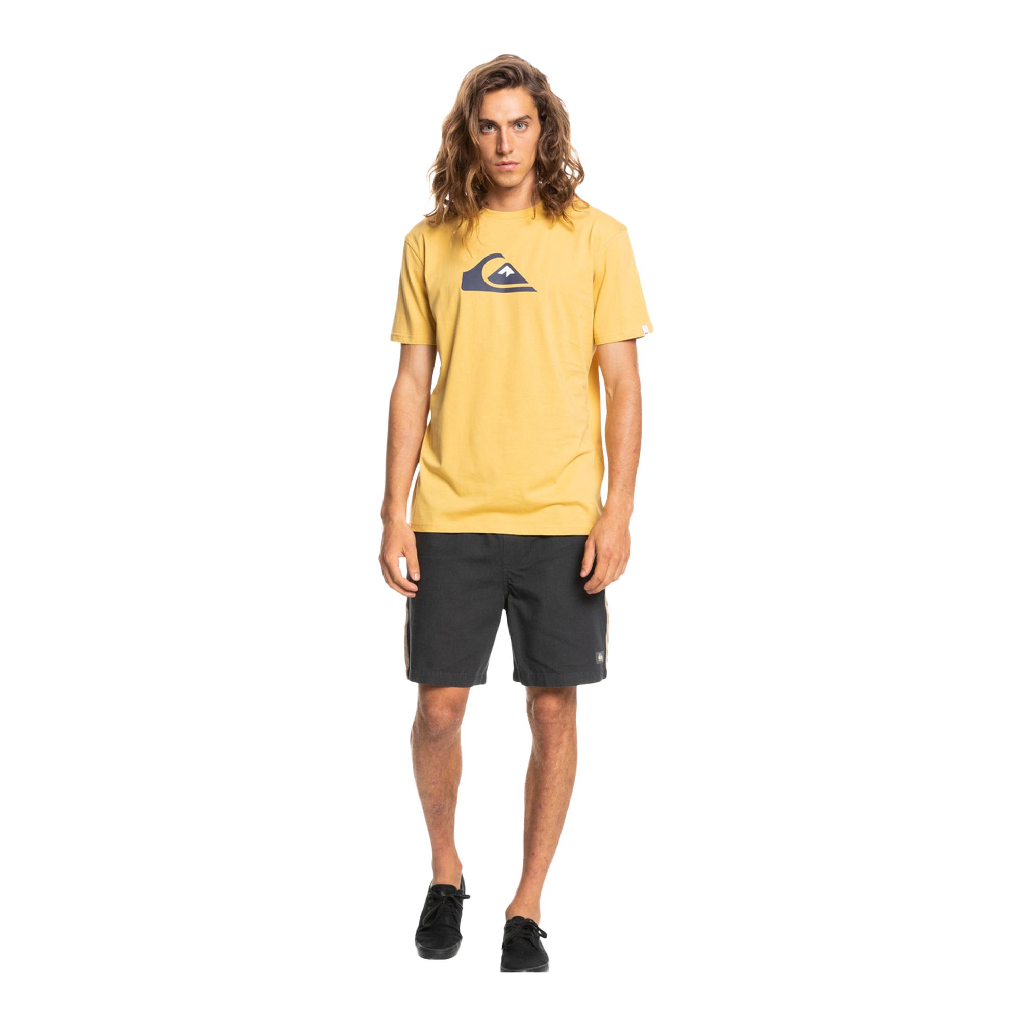 Quiksilver Complogo Erkek Sarı Tişört