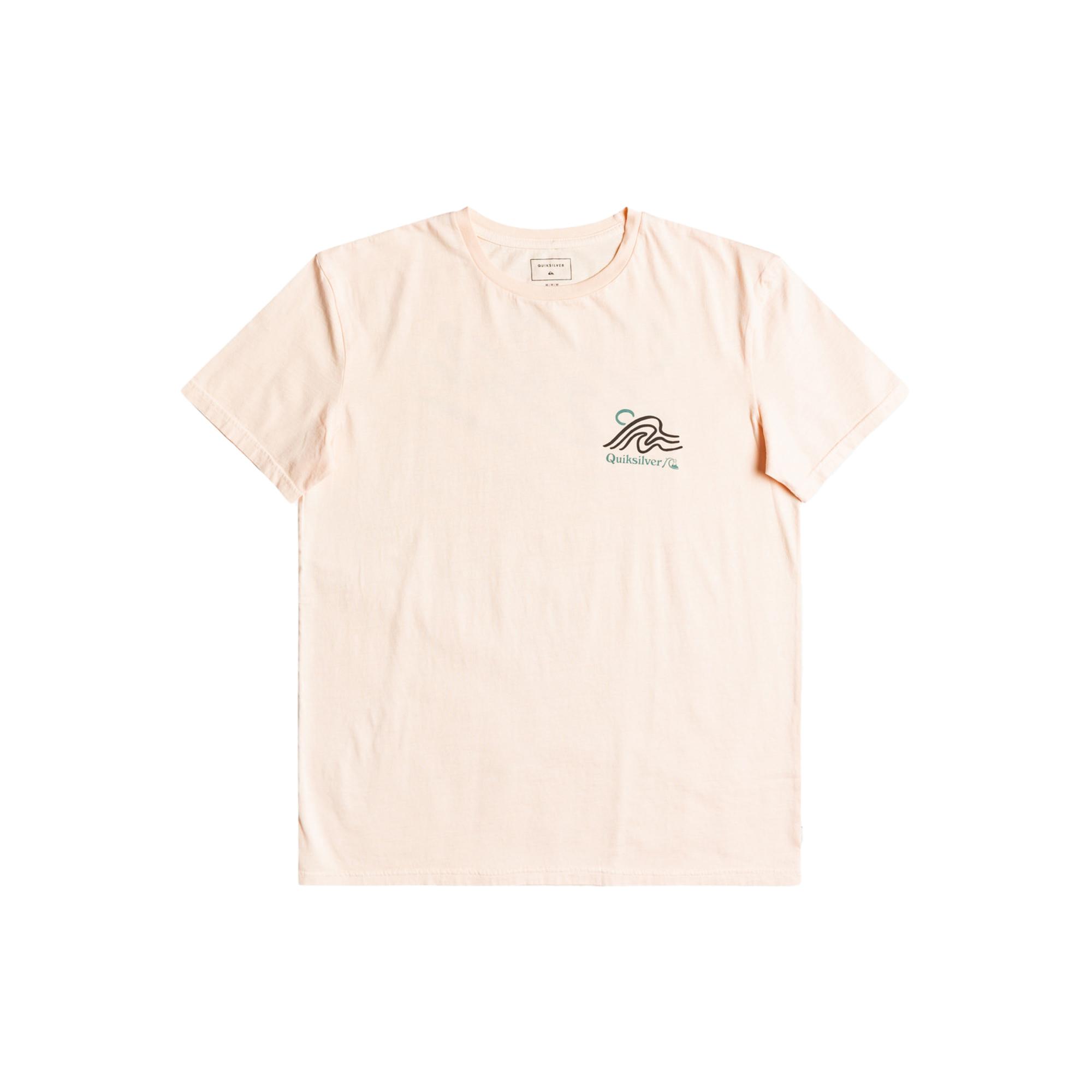 Quiksilver Slow Mover Erkek Bej Tişört