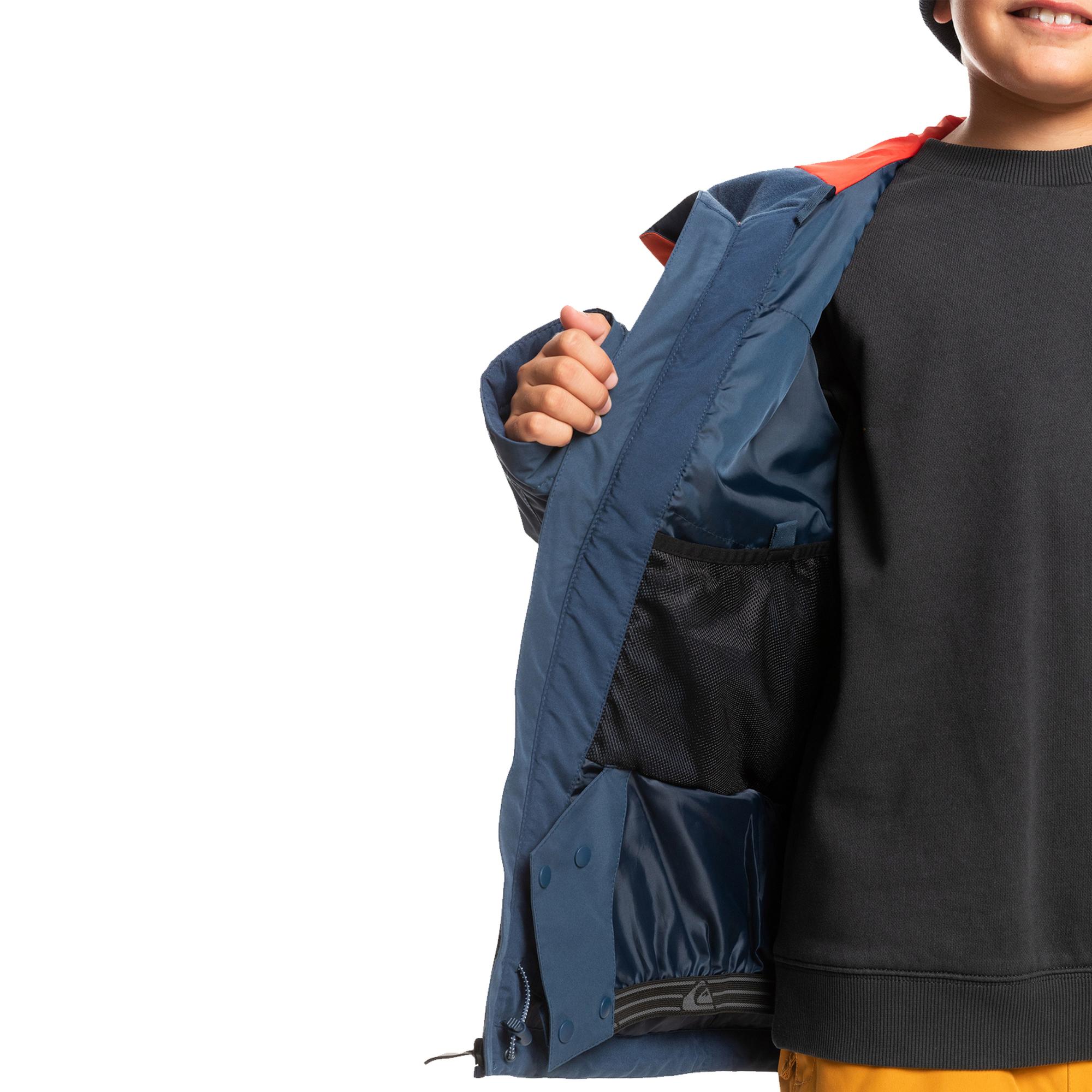 Quiksilver In The Hood Youth Unisex Çocuk Snowboard Ceketi