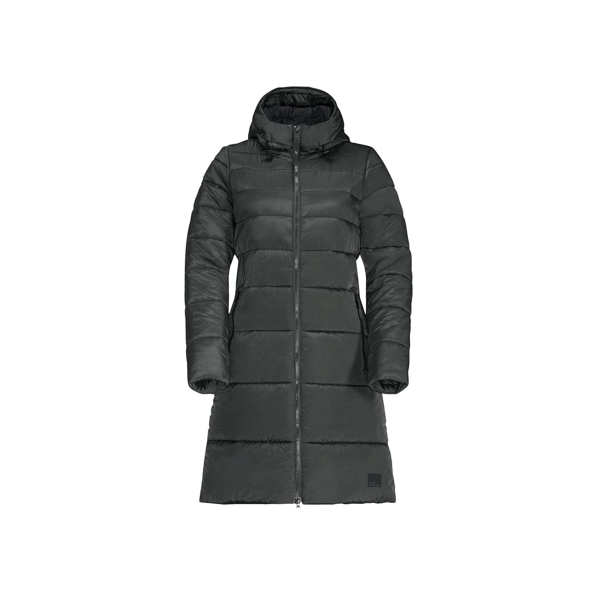 Jack Wolfskin Eisbach Coat Kadın Yeşil Outdoor Ceketi
