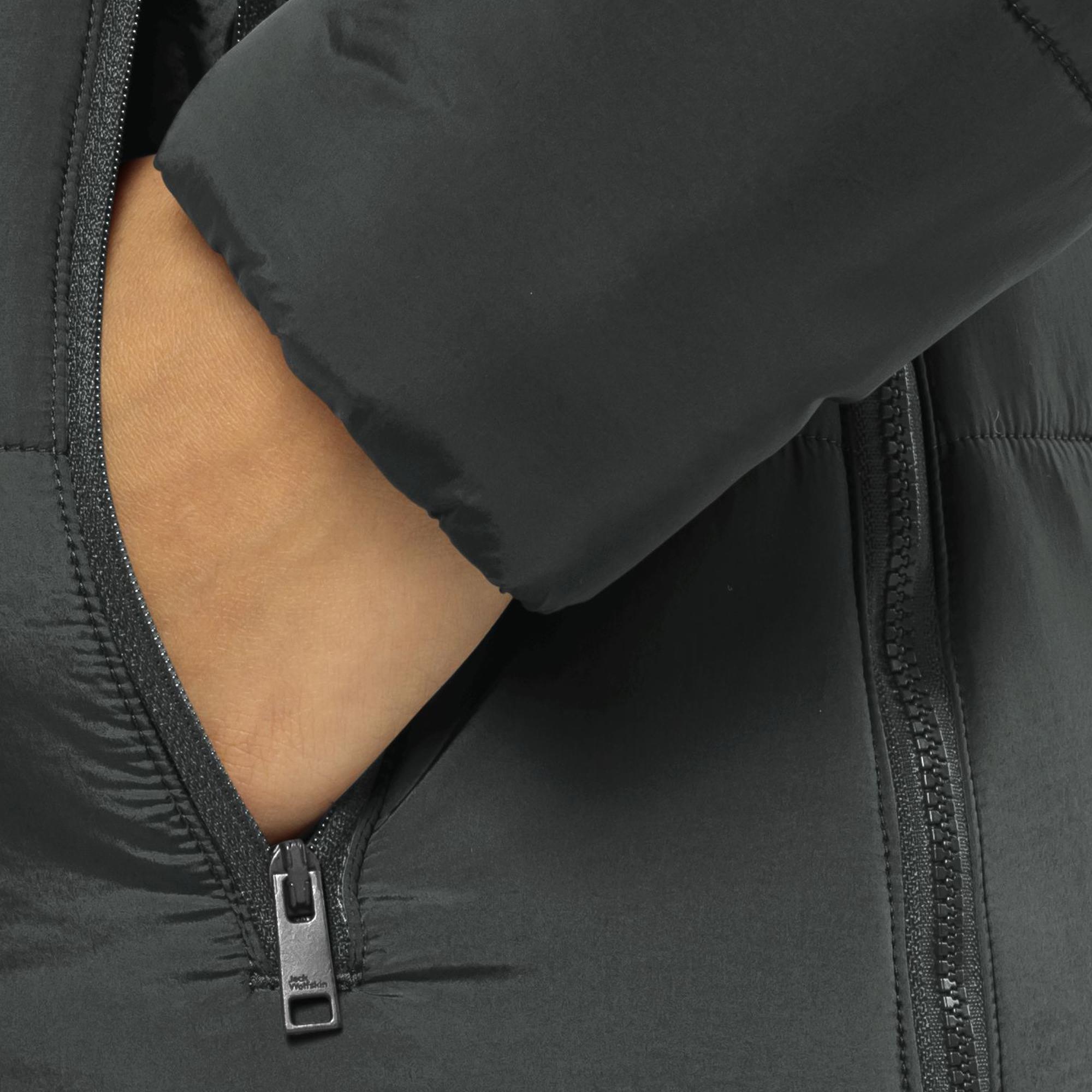 Jack Wolfskin Eisbach Coat Kadın Yeşil Outdoor Ceketi