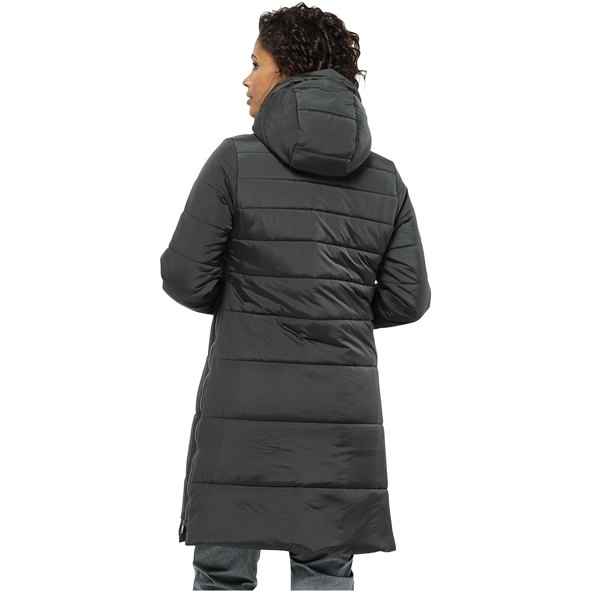 Jack Wolfskin Eisbach Coat Kadın Yeşil Outdoor Ceketi