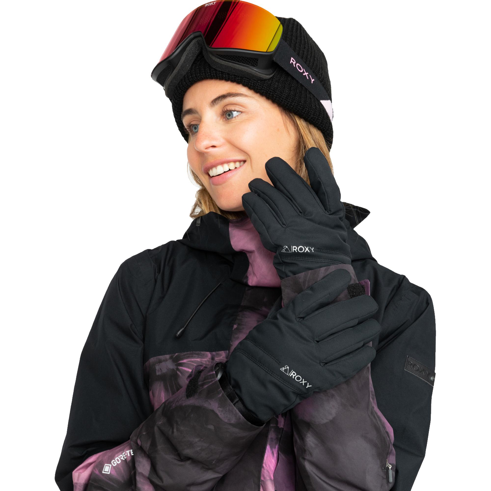 Roxy Gore Tex Fizz Gloves Kadın Siyah Eldiven