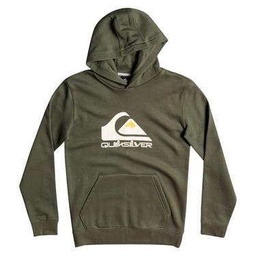  Quiksilver Çocuk Sweatshirt Big Logo Yeşil Günlük Giyim