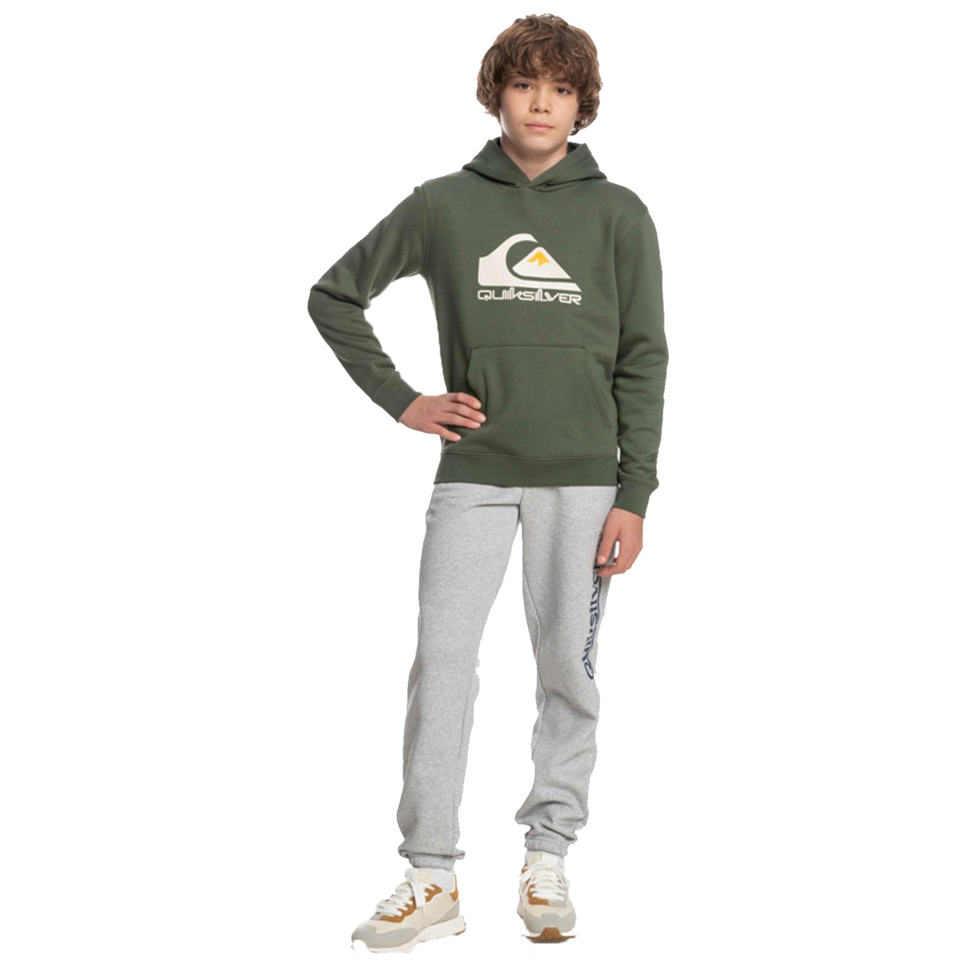 Quiksilver Çocuk Sweatshirt Big Logo Yeşil Günlük Giyim