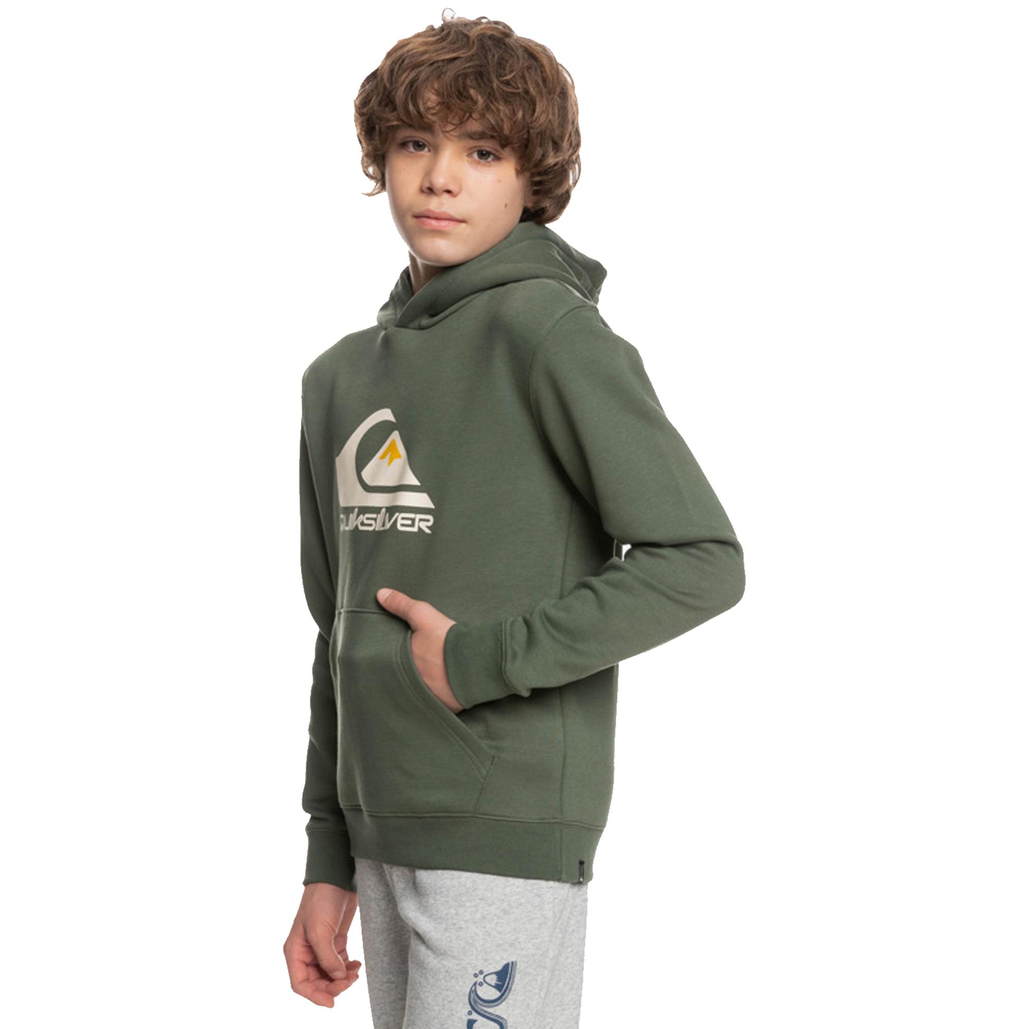 Quiksilver Çocuk Sweatshirt Big Logo Yeşil Günlük Giyim