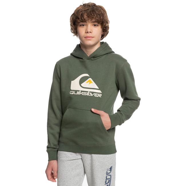  Quiksilver Çocuk Sweatshirt Big Logo Yeşil Günlük Giyim