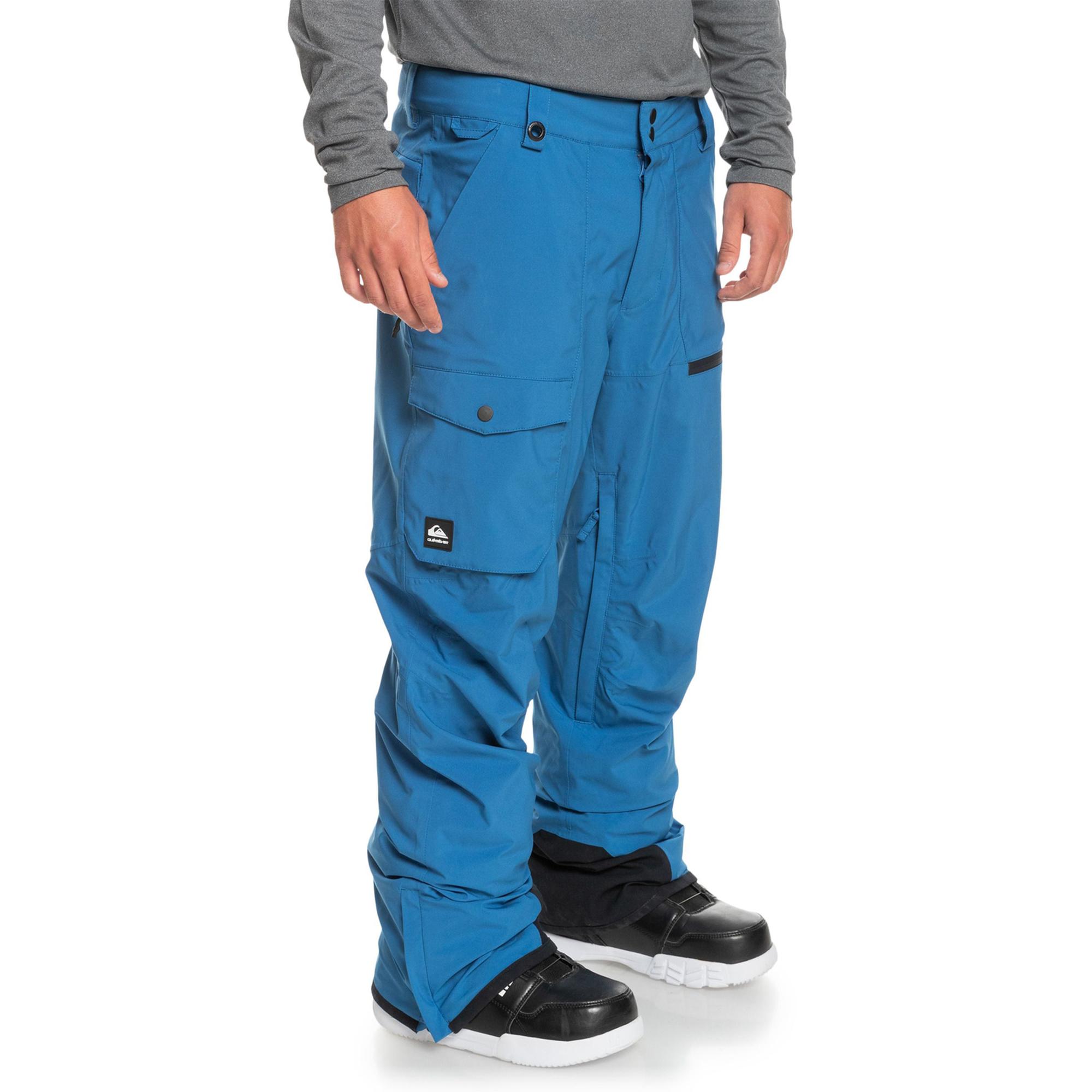 Quiksilver Utility Pt Erkek Mavi Snowboard Pantolonu