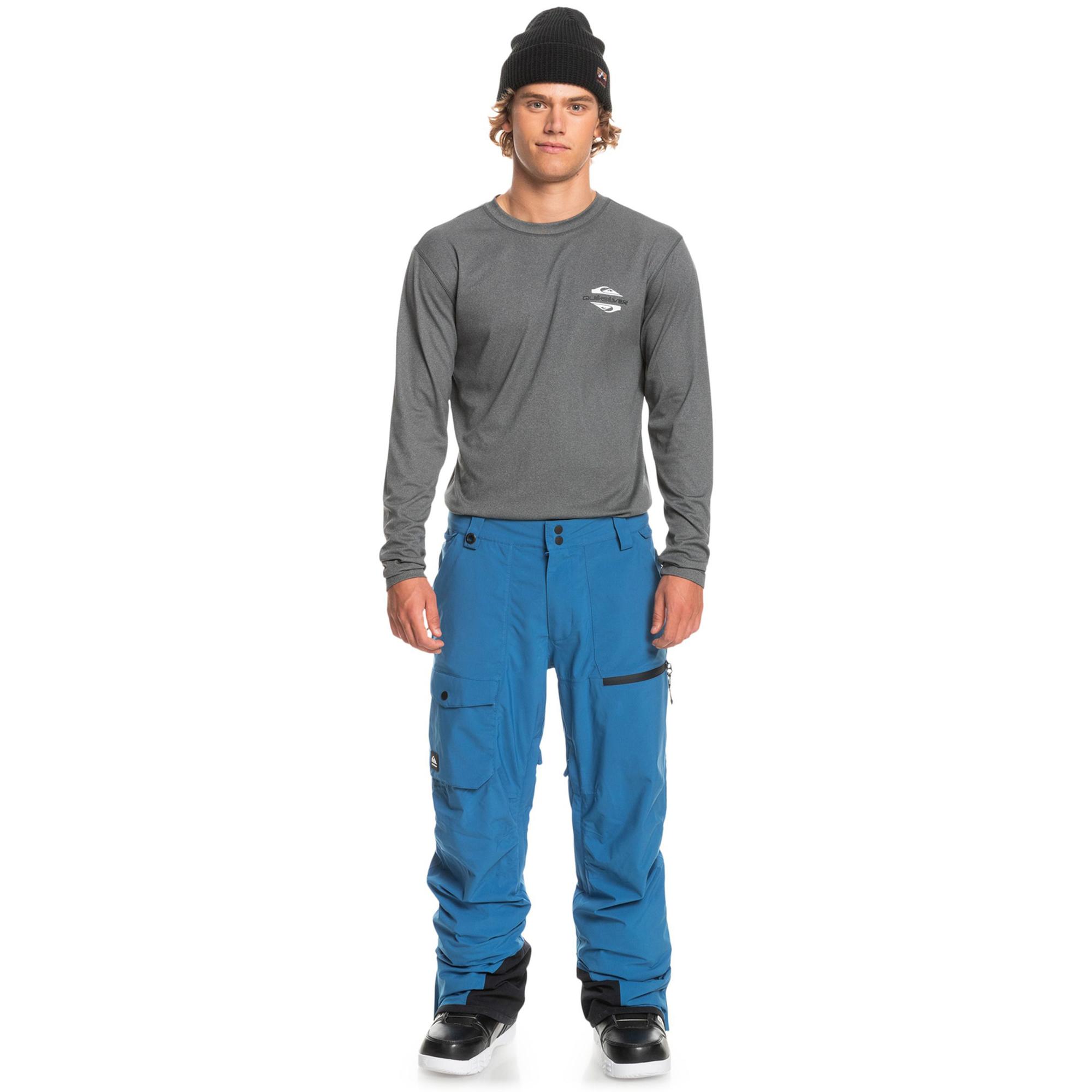 Quiksilver Utility Pt Erkek Mavi Snowboard Pantolonu