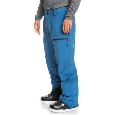 Quiksilver Utility Pt Erkek Mavi Snowboard Pantolonu