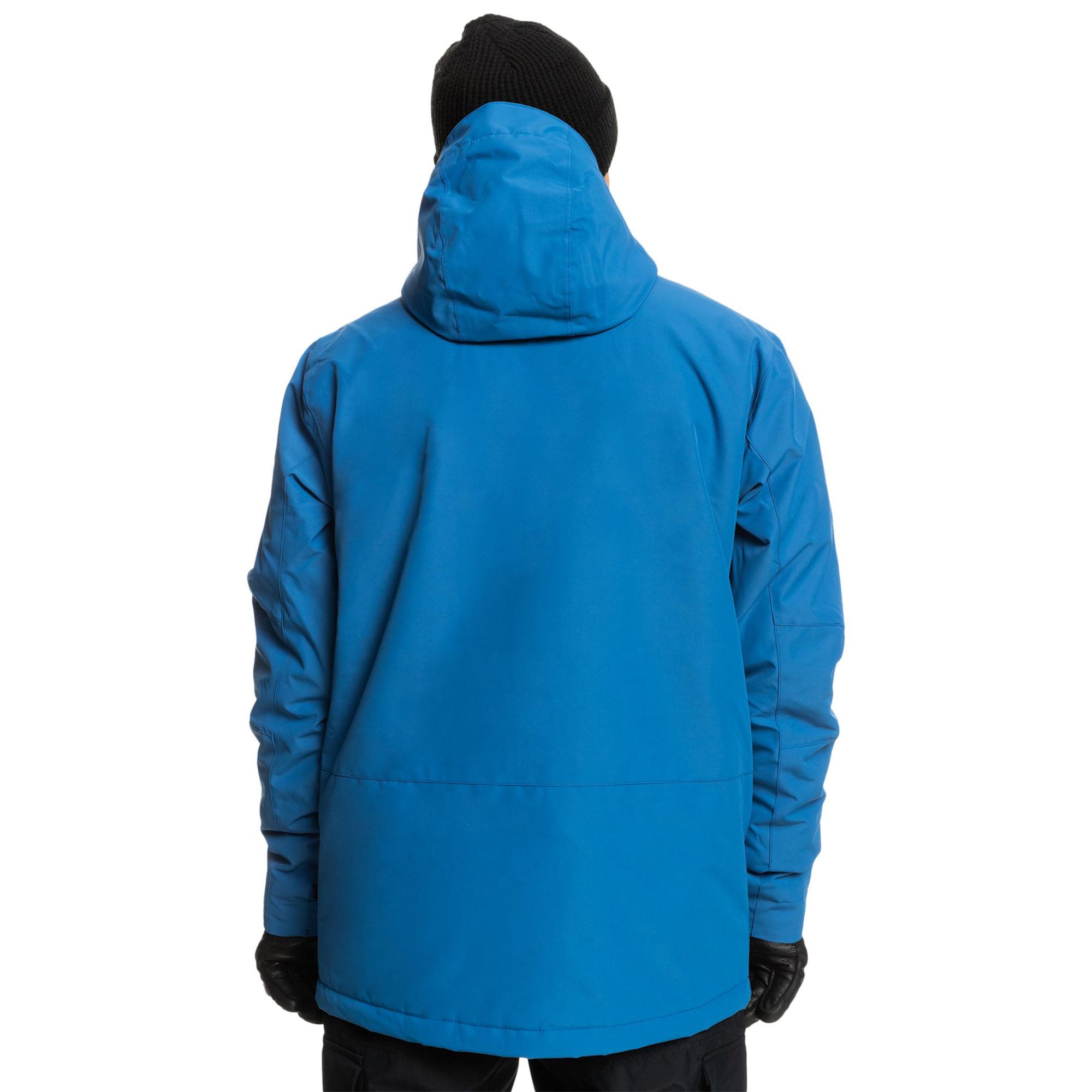 Quiksilver Mission Solid Jk Erkek Mavi Snowboard Ceketi