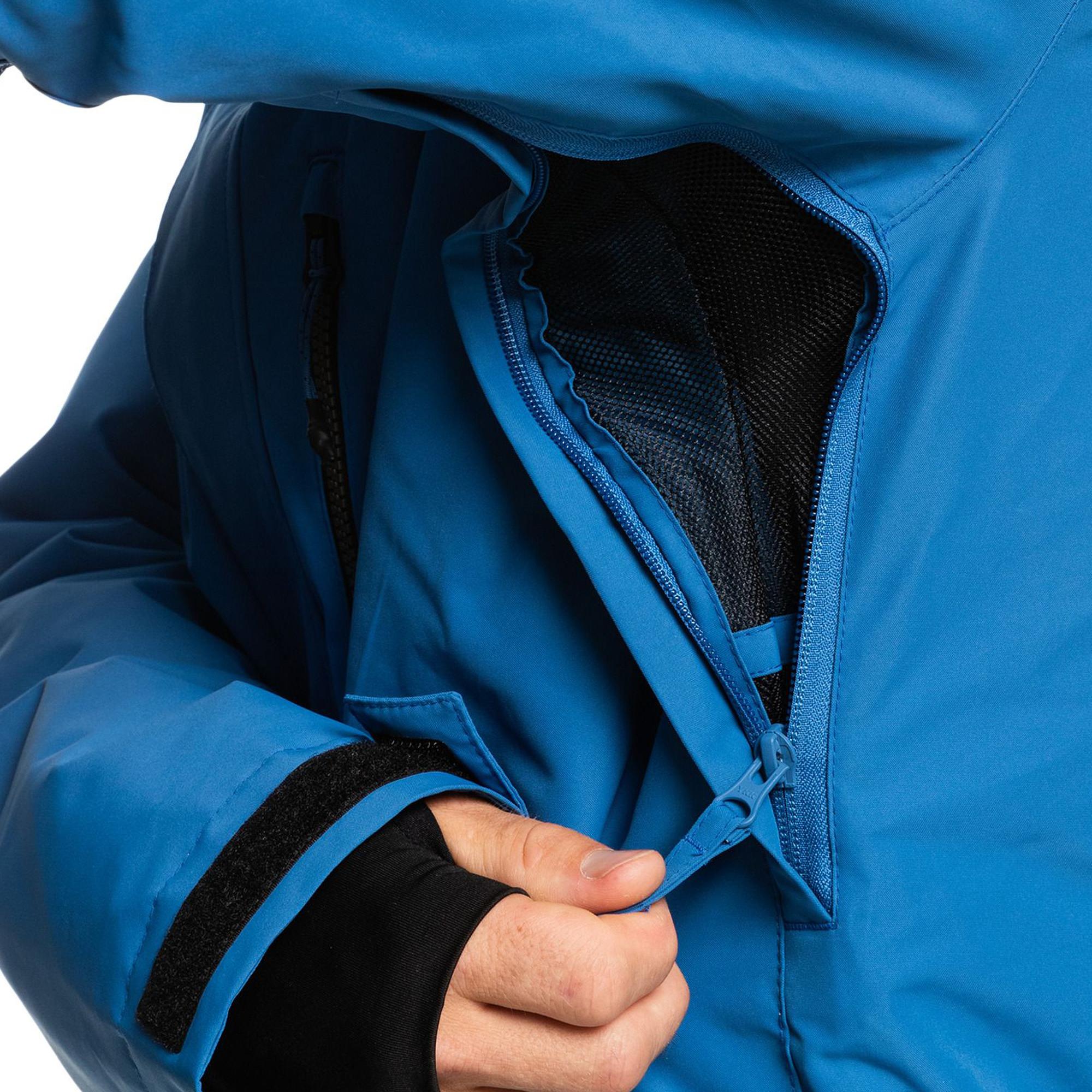 Quiksilver Mission Solid Jk Erkek Mavi Snowboard Ceketi