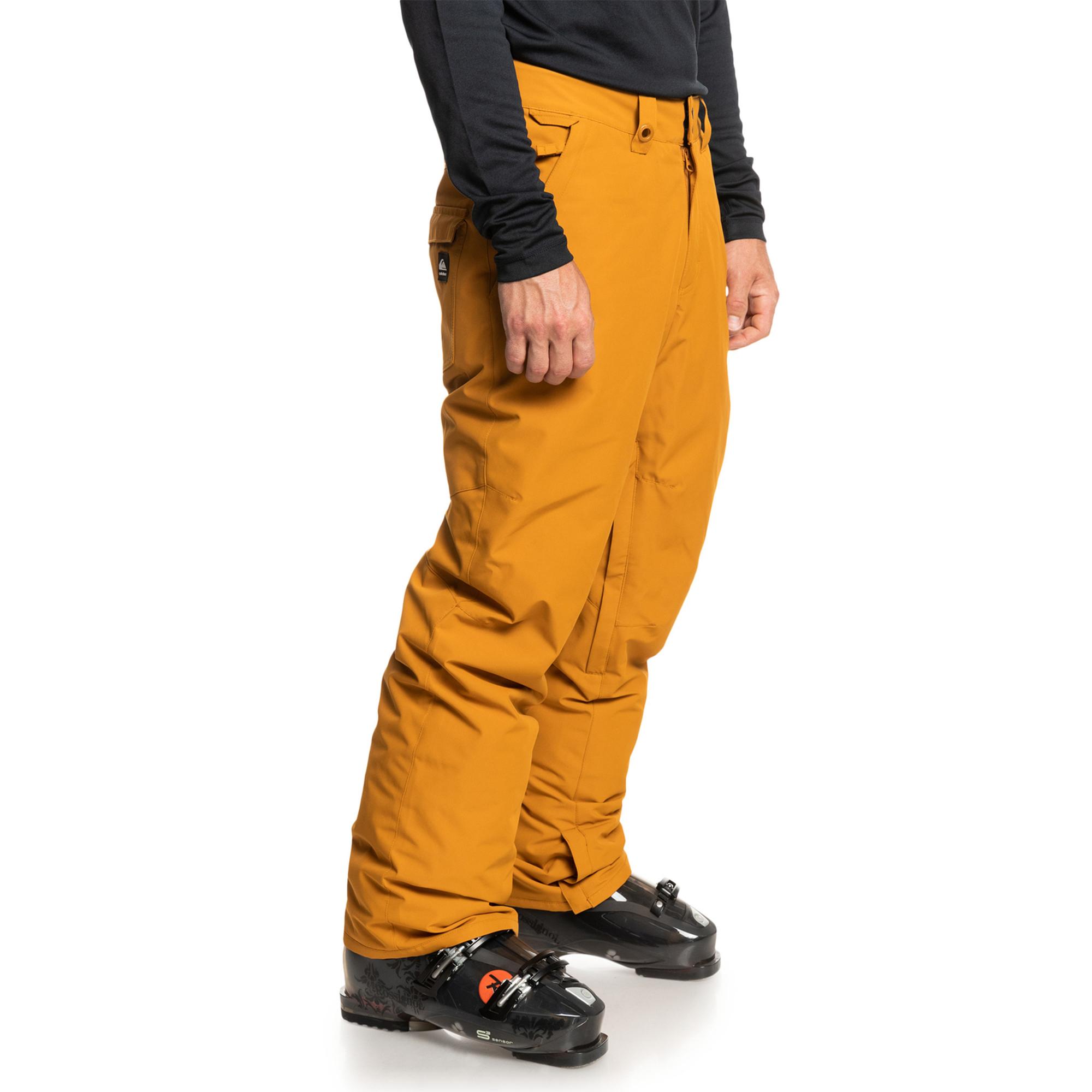 Quiksilver Estate Pt Erkek Kahverengi Snowboard Pantolonu