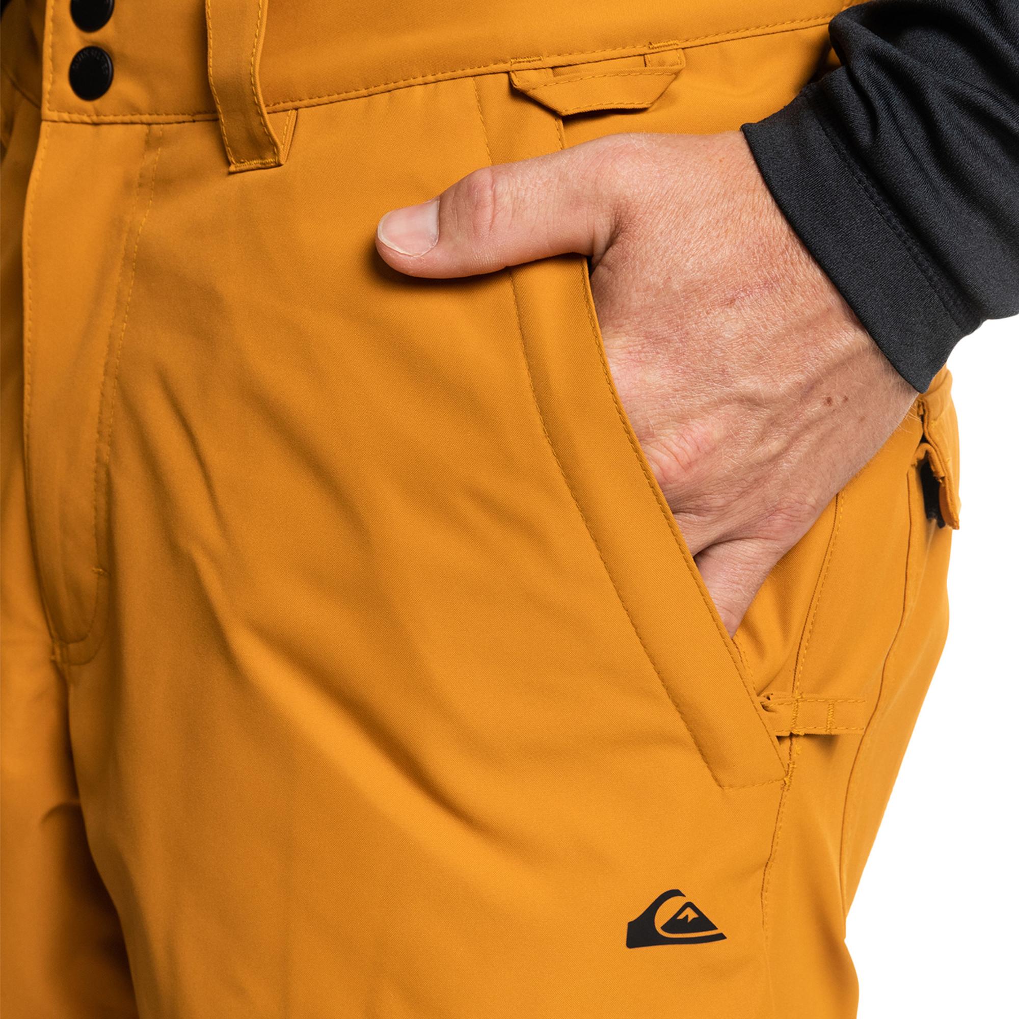 Quiksilver Estate Pt Erkek Kahverengi Snowboard Pantolonu