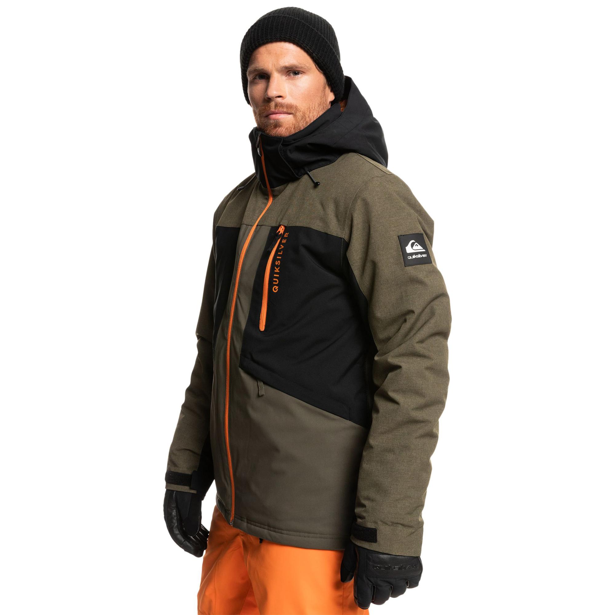 Quiksilver Dawson Erkek Yeşil Snowboard Ceketi
