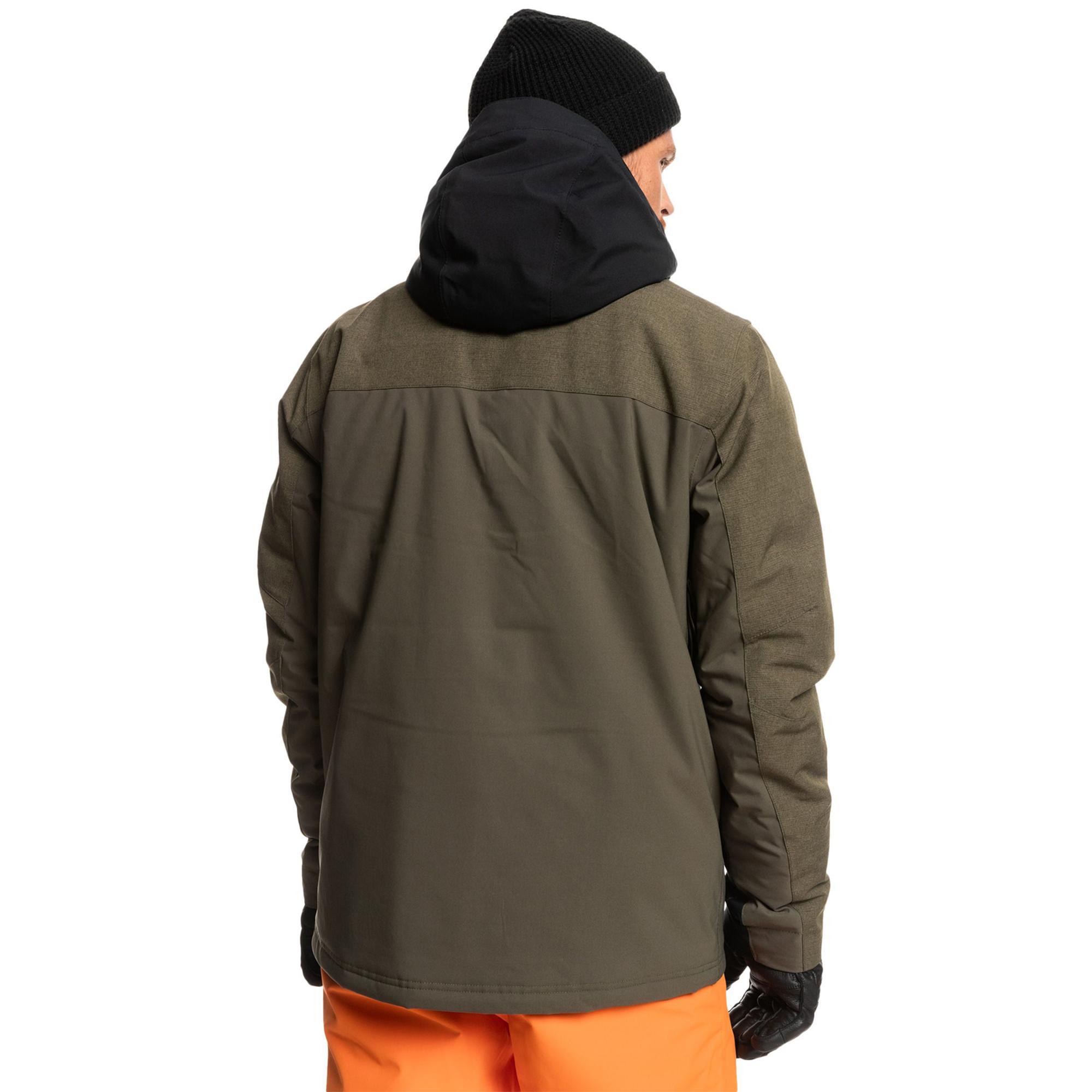 Quiksilver Dawson Erkek Yeşil Snowboard Ceketi