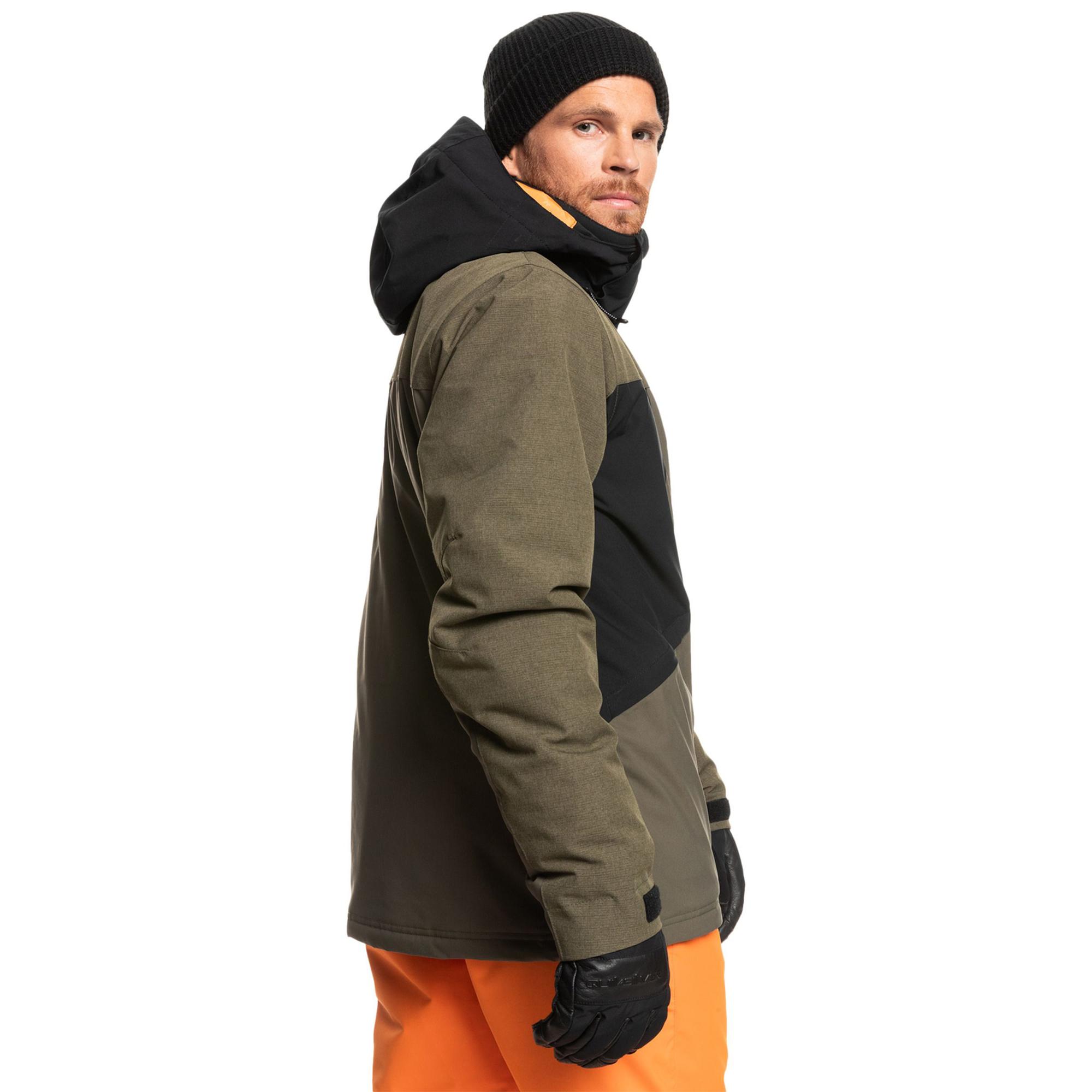 Quiksilver Dawson Erkek Yeşil Snowboard Ceketi