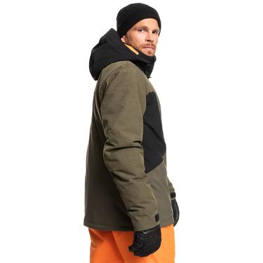  Quiksilver Dawson Erkek Yeşil Snowboard Ceketi