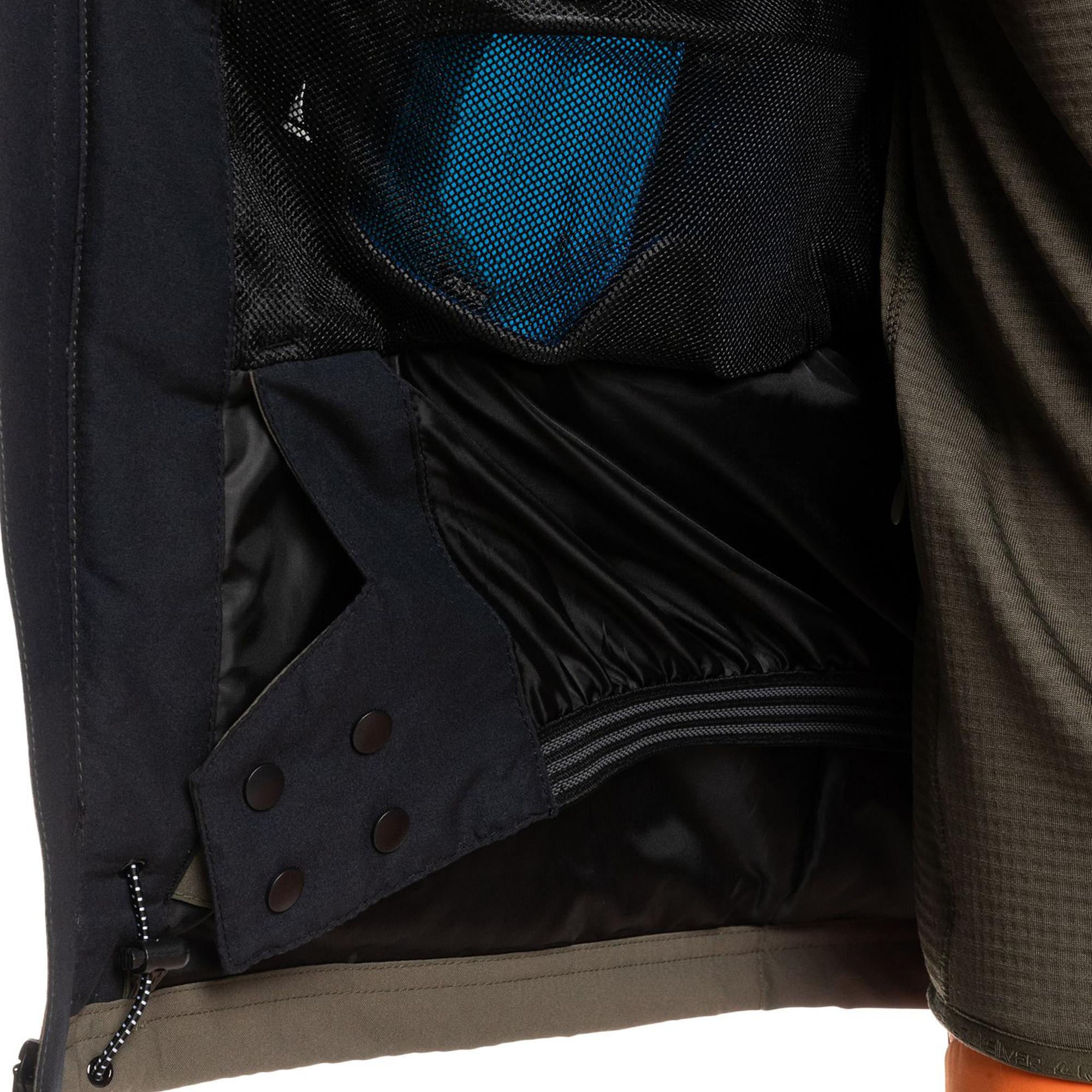 Quiksilver Dawson Erkek Yeşil Snowboard Ceketi