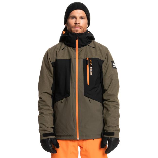  Quiksilver Dawson Erkek Yeşil Snowboard Ceketi
