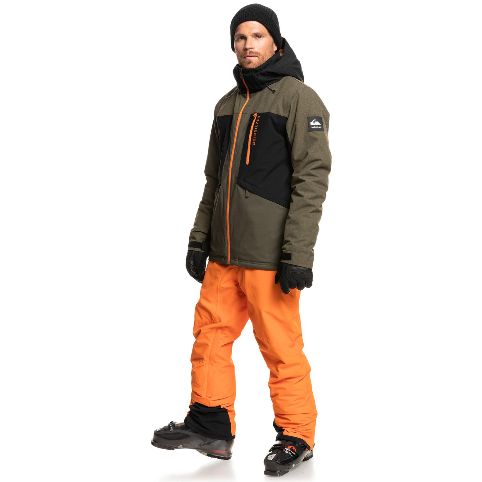 Quiksilver Dawson Erkek Yeşil Snowboard Ceketi