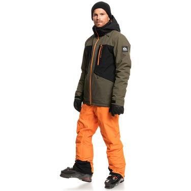  Quiksilver Dawson Erkek Yeşil Snowboard Ceketi