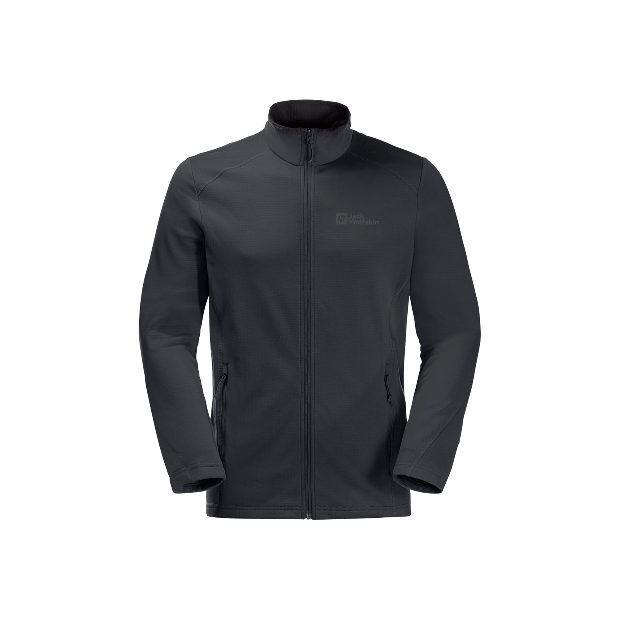 Jack Wolfskin Kolbenberg Fz Erkek Gri Polar Ceket