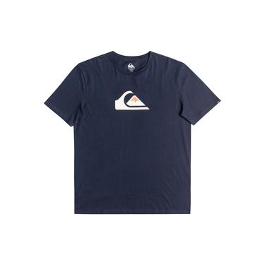  Quiksilver Complogo Erkek Mavi Tişört