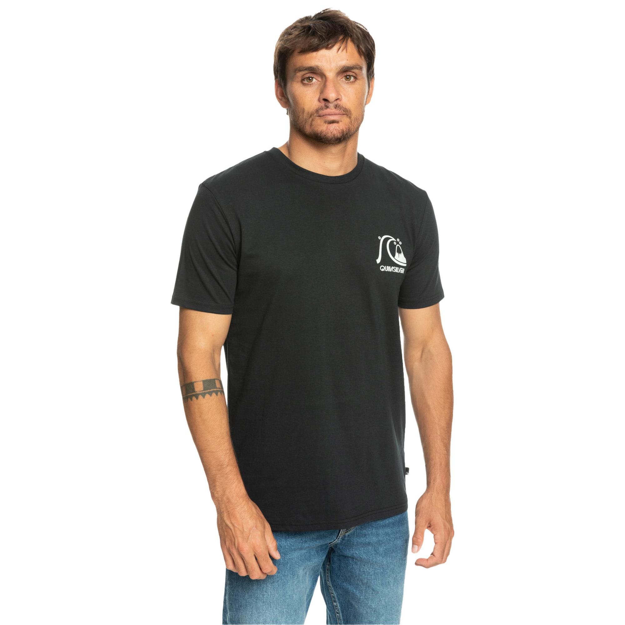 Quiksilver Theoriginaltee Erkek Siyah Tişört