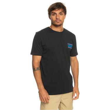  Quiksilver Warpedframes Erkek Siyah Tişört