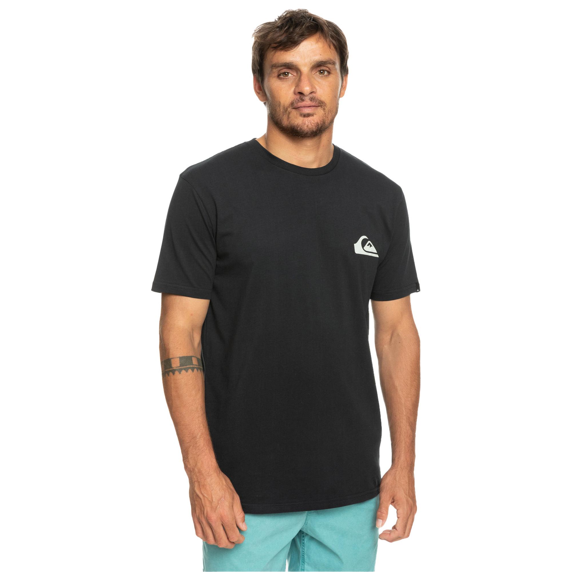 Quiksilver Mwminilogo Erkek Siyah Tişört