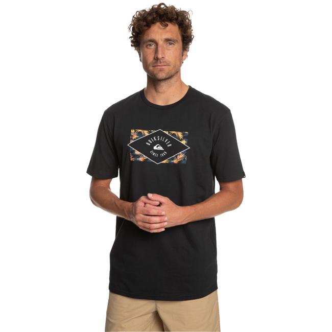  Quiksilver Circledline Erkek Siyah Tişört