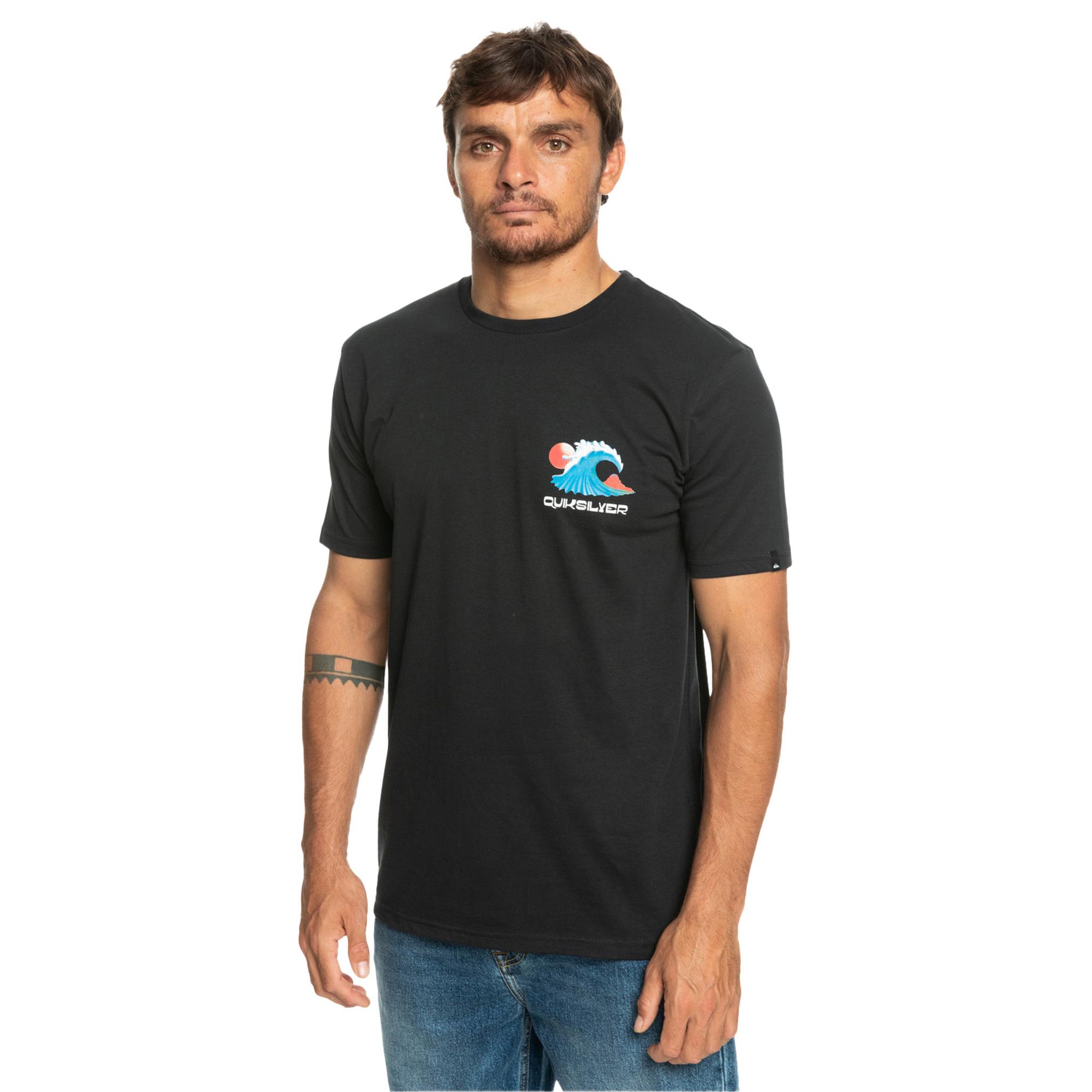 Quiksilver Oceanbed Erkek Siyah Tişört