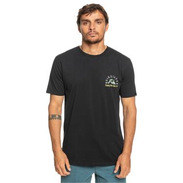  Quiksilver Originalbarrel Erkek Siyah Tişört
