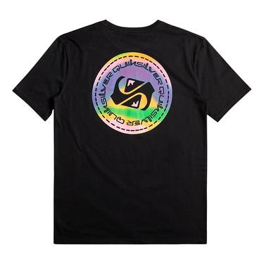  Quiksilver Colourflow Erkek Siyah Tişört