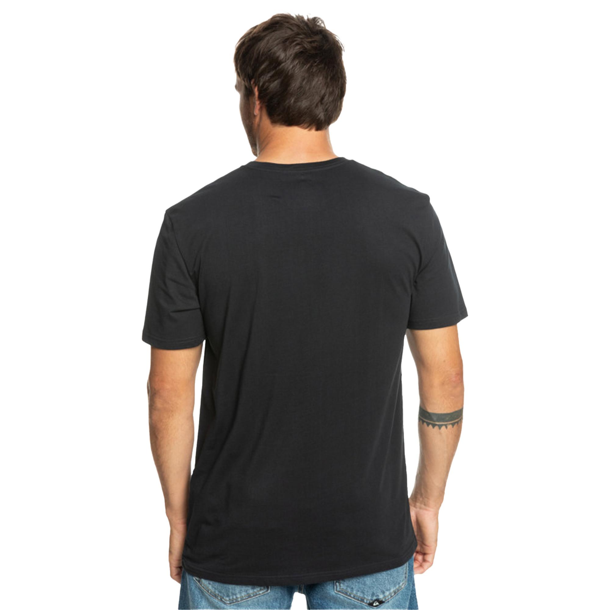 Quiksilver Inshapes Erkek Siyah Tişört