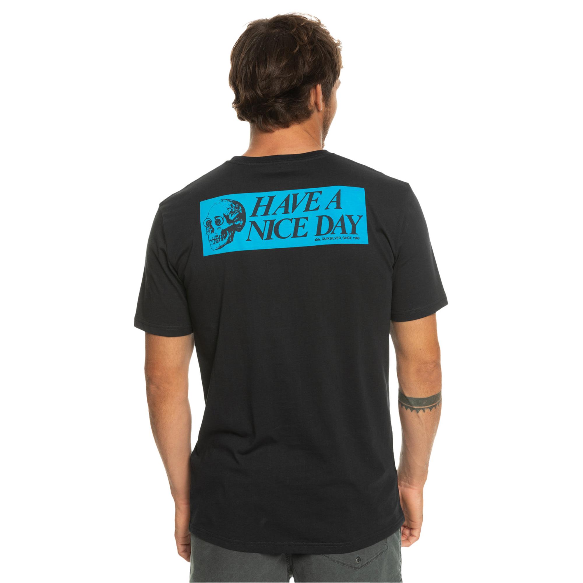 Quiksilver Nicedays Erkek Siyah Tişört