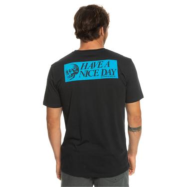  Quiksilver Nicedays Erkek Siyah Tişört