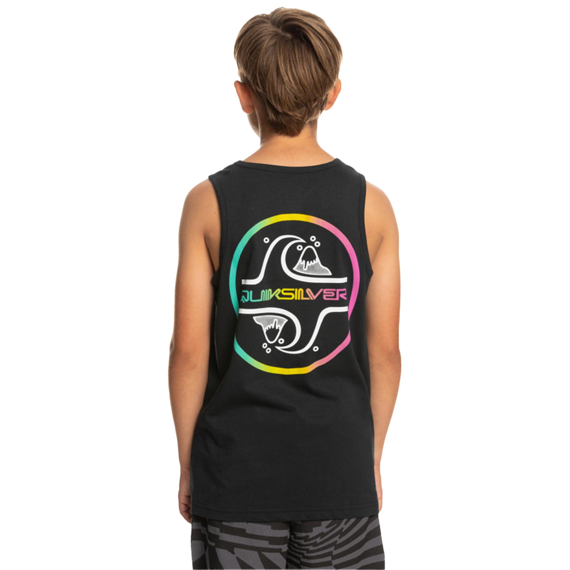 Quiksilver Erkek Çocuk Atlet Corebubble B Tees Siyah