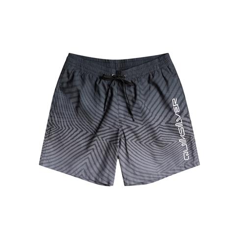  Quiksilver Erkek Volley Short Warped Logo 17 M Jamv Siyah