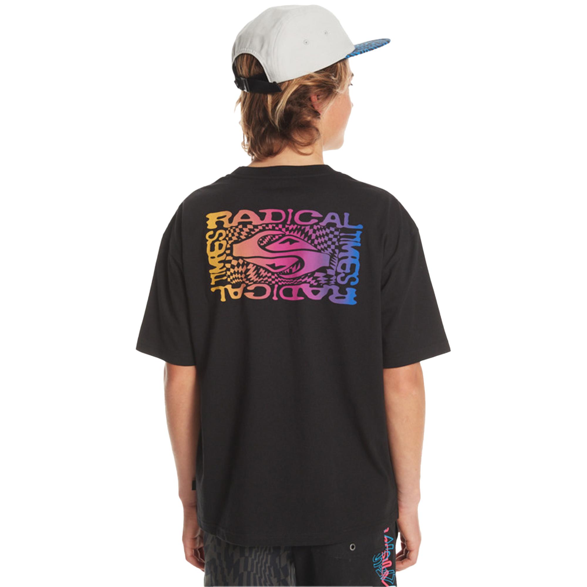 Quiksilver Radicalflag B Erkek Çocuk Siyah Tişört