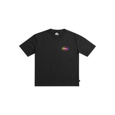  Quiksilver Radicalflag B Erkek Çocuk Siyah Tişört