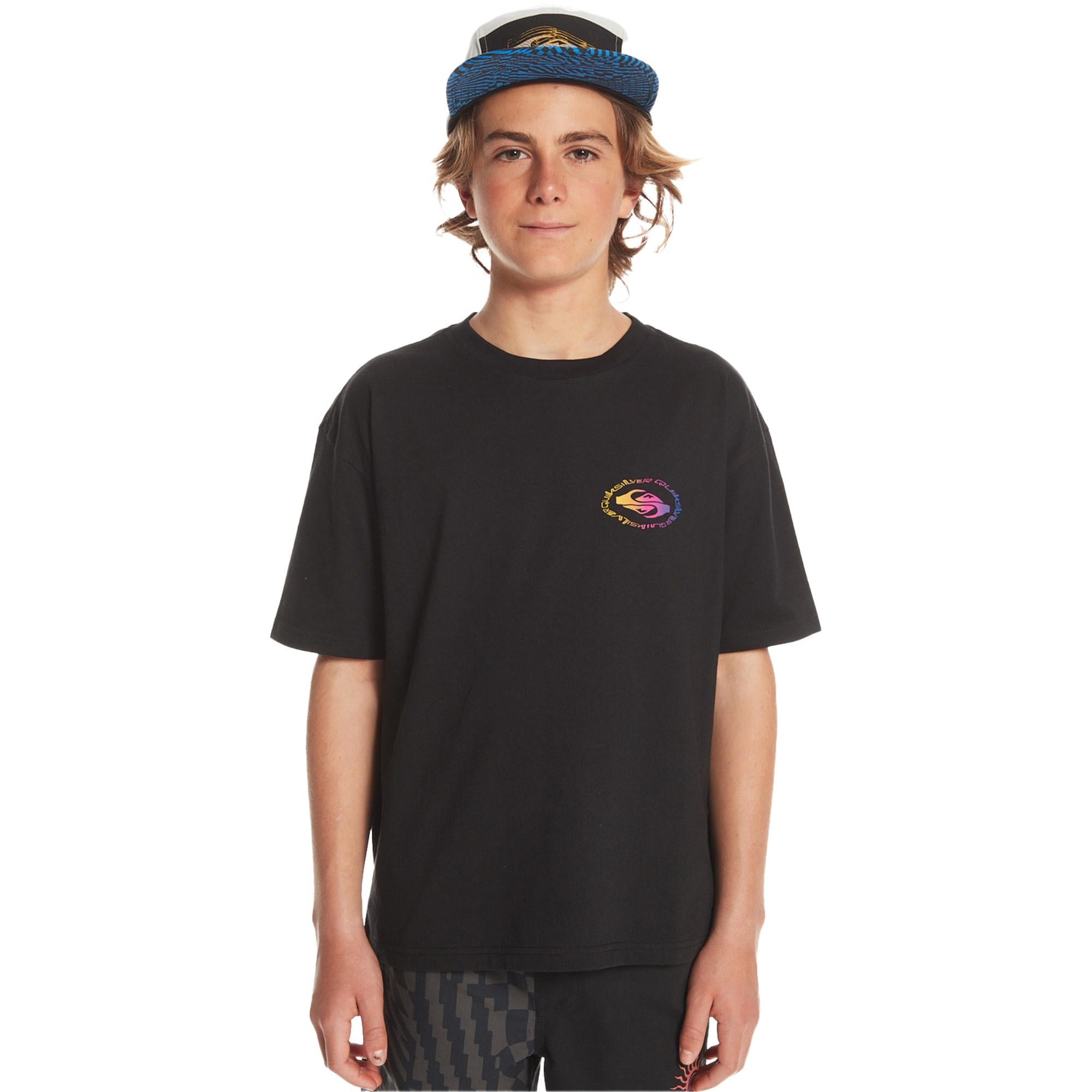 Quiksilver Radicalflag B Erkek Çocuk Siyah Tişört