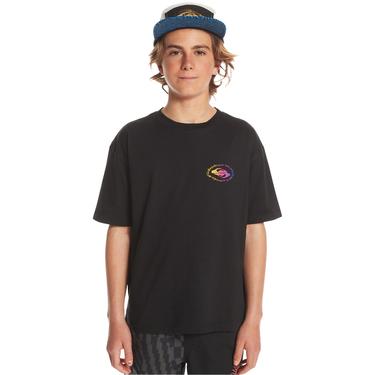  Quiksilver Radicalflag B Erkek Çocuk Siyah Tişört