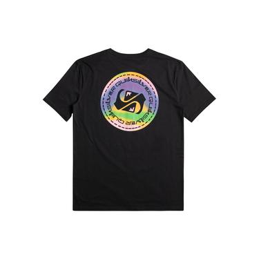  Quiksilver Colour Flow Yth Erkek Çocuk Siyah Tişört