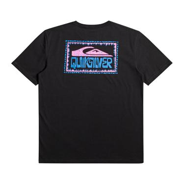  Quiksilver Warped Frames Yth Erkek Çocuk Siyah Tişört