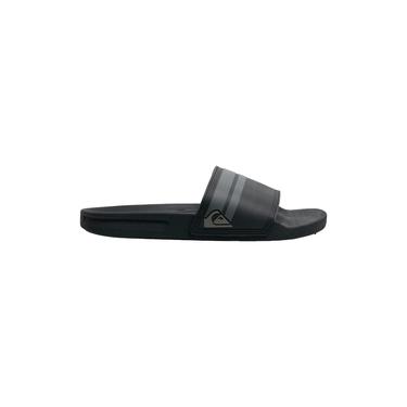  Quiksilver Erkek Terlik Rivi Slide Siyah/Gri