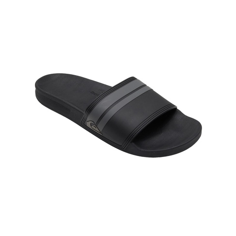  Quiksilver Erkek Terlik Rivi Slide Siyah/Gri