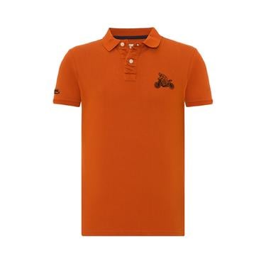  Routefield Pax Erkek Turuncu Polo Tişört