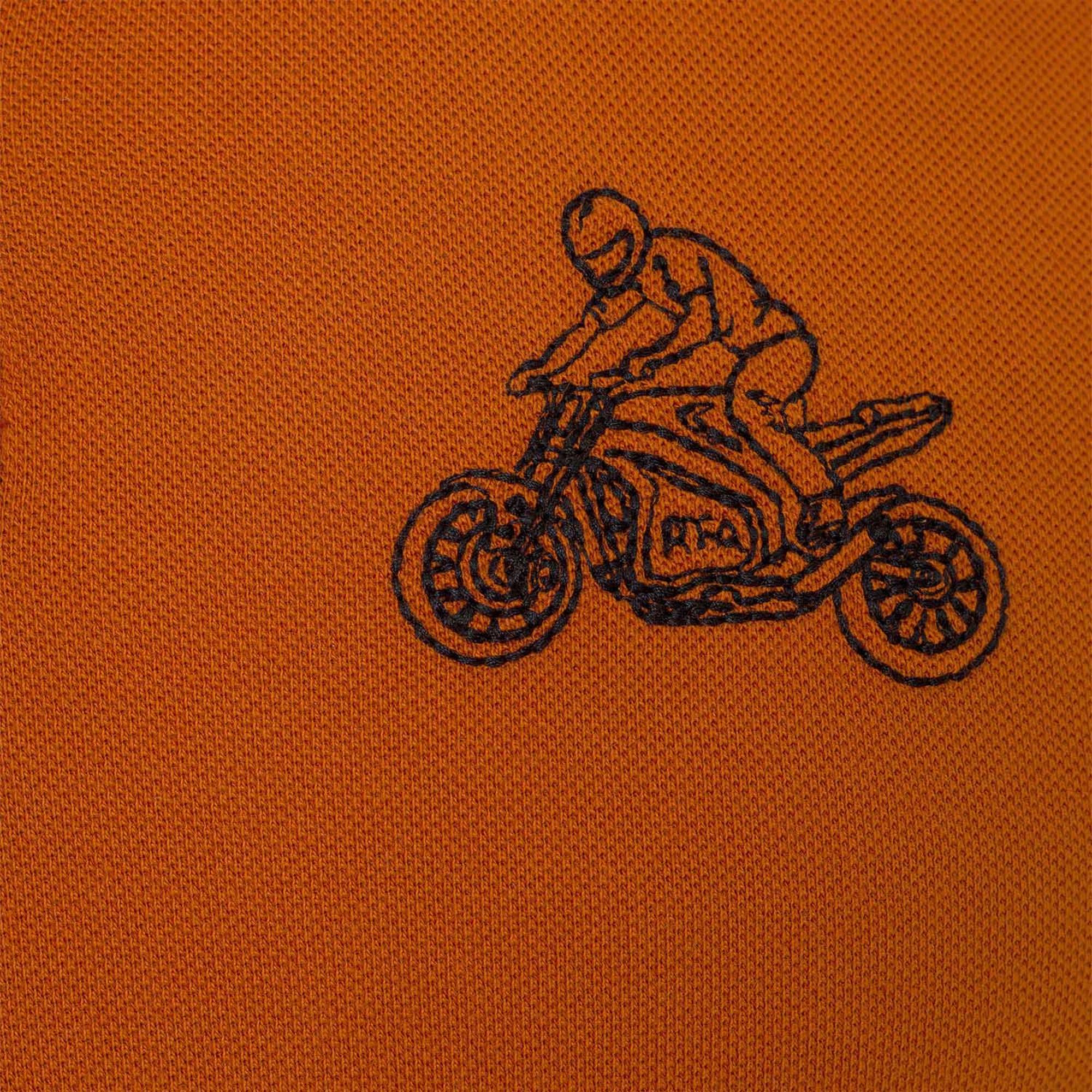 Routefield Pax Erkek Turuncu Polo Tişört